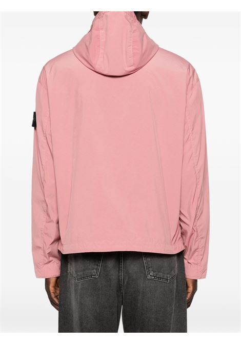 giacca 4100052 light compact touch poly-tc uomo rosa STONE ISLAND | L1S15 4100052 S0042V008G